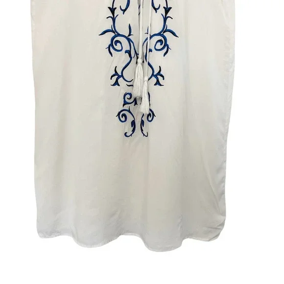 Lulus Down in Kokomo Embroidered Shift Dress M - Picture 3 of 8